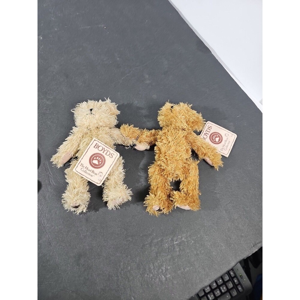 BOYDS THE HEAD BEAN COLLECTION TEDDY BEARS HOLDING HANDS